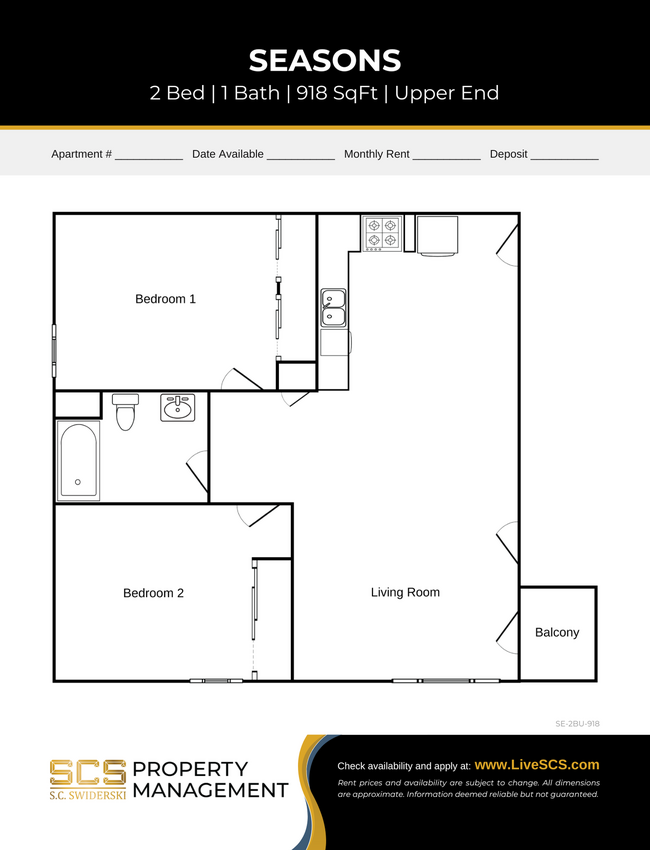 Floorplan - River View Apartments