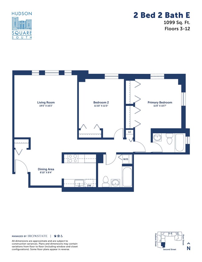 Floorplan - Hudson Square South