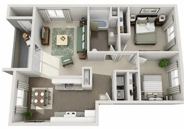 Floorplan - Township Apartments