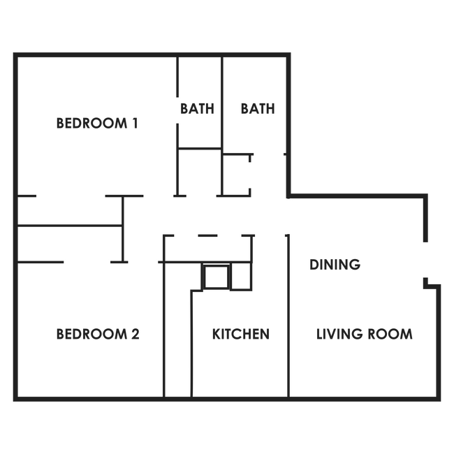 Floorplan - Flats on 75th