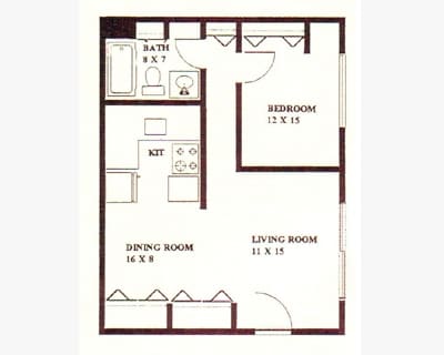 Floorplan - Chatterton Apartments