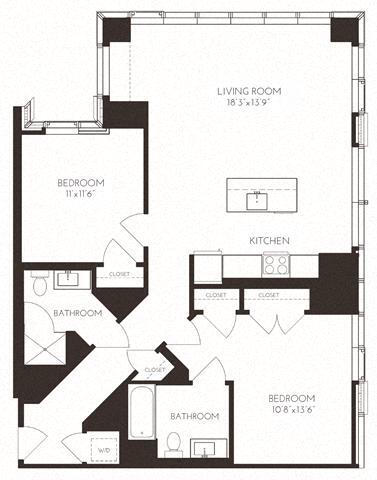 Floorplan - VIA Seaport Residences