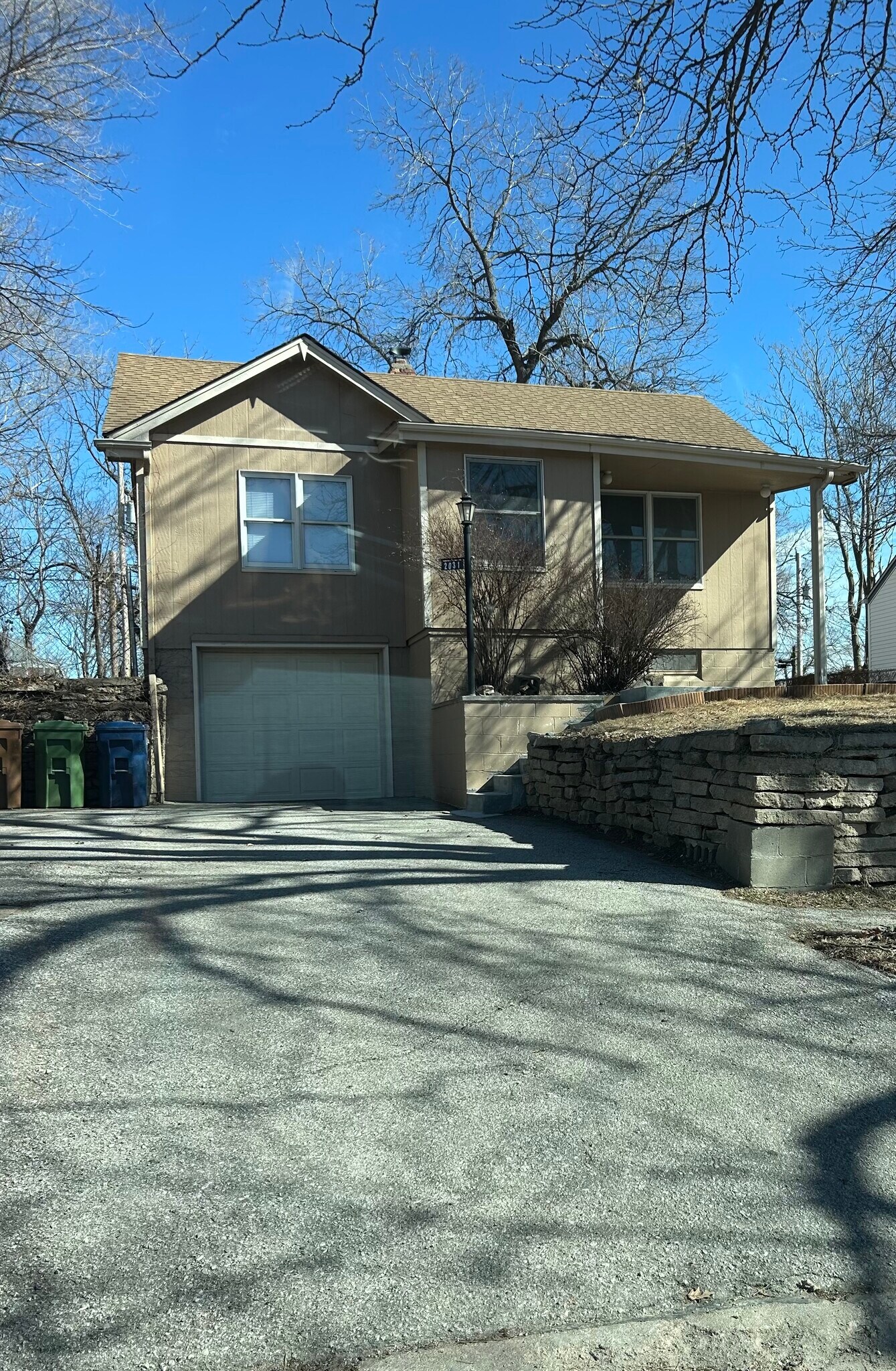 Extra parking in driveway - 2031 Calhoun St