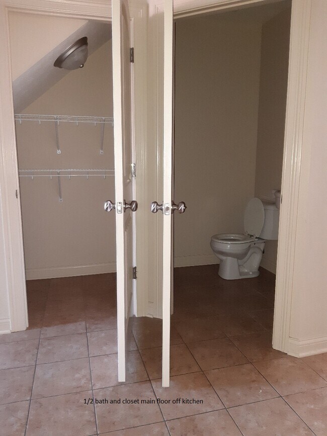 1/2 bath and closet main floor - 1445 N 3rd St