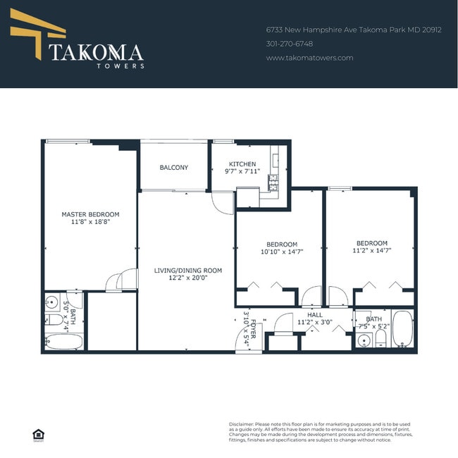 Floorplan - Takoma Towers