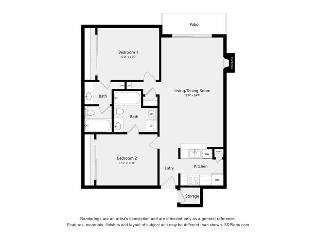 Floorplan - Tealwood Apartment Homes