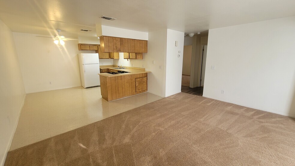 Living Room/Kitchen - Norma Street Apartments