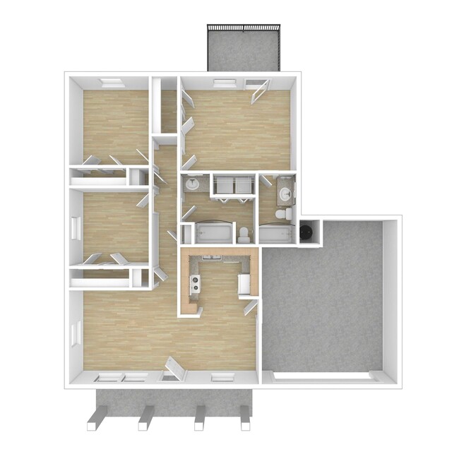 Floorplan - Parkridge Apartments