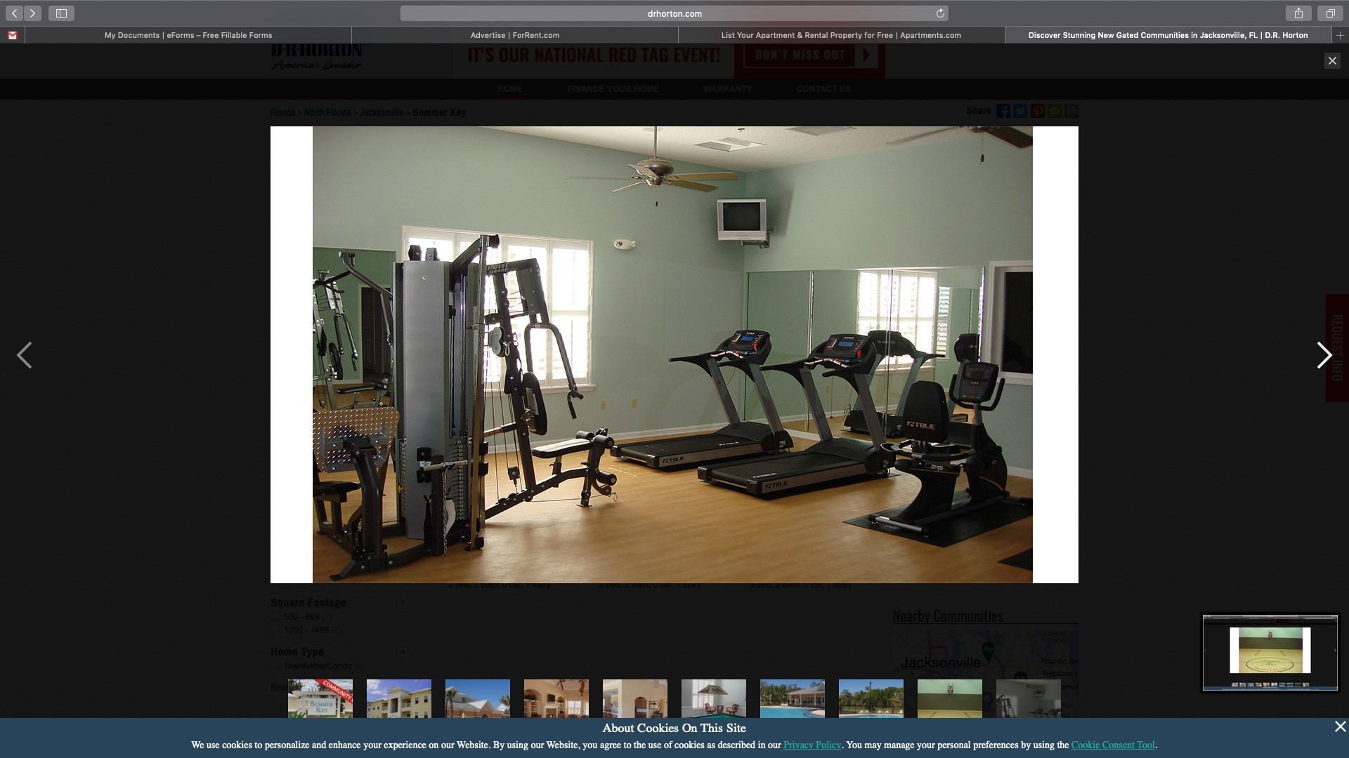Fitness Center - 4966 Key Lime Dr