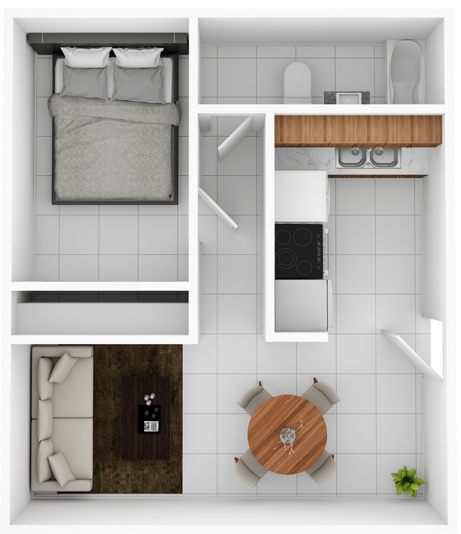 Floorplan - Willetta Apartments