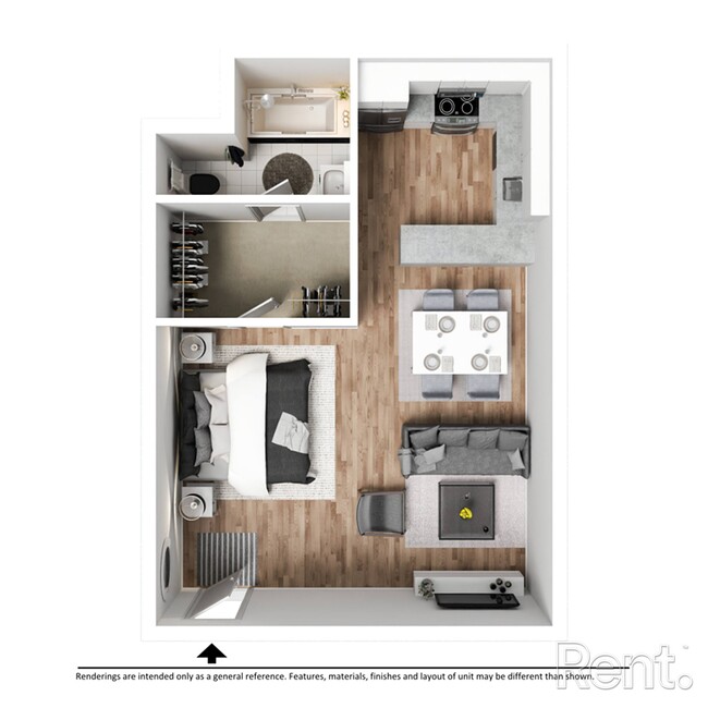 Floorplan - Terrace View Apartments