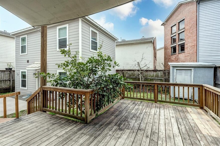 Back porch - 306 Dennis St