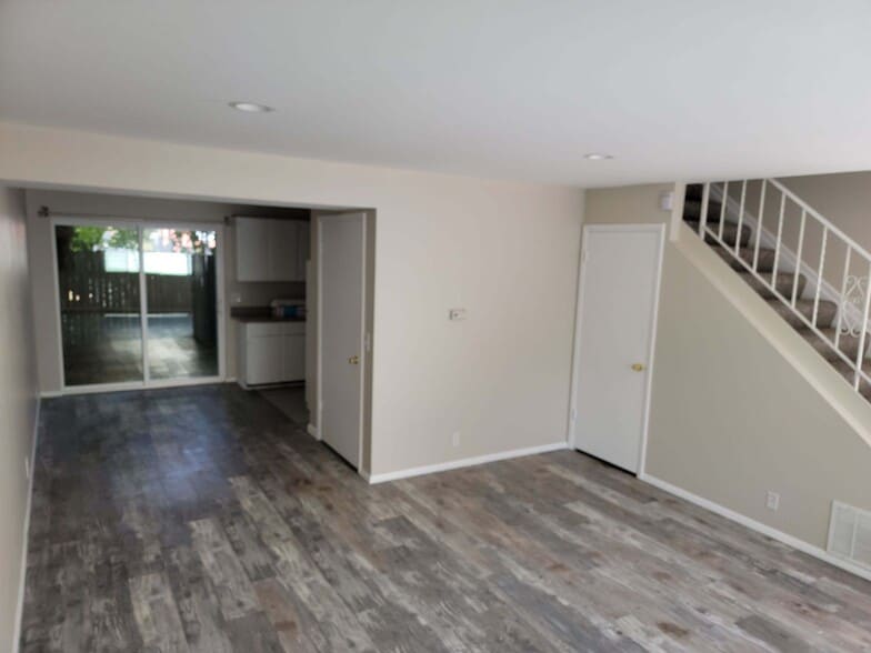 View into dining area and back patio - 979 S Lake St