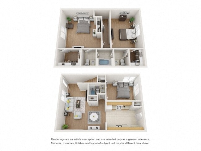 Floorplan - Cambridge Village Apartments