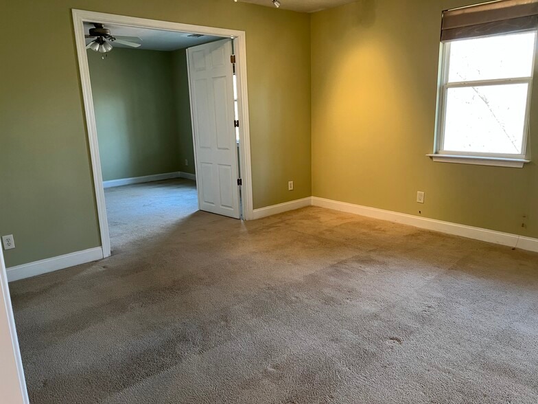 Den/office with double doors and window. - 3734 Looper Rdg