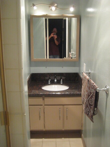modern tiled bathrooms - 7777 W 91st St