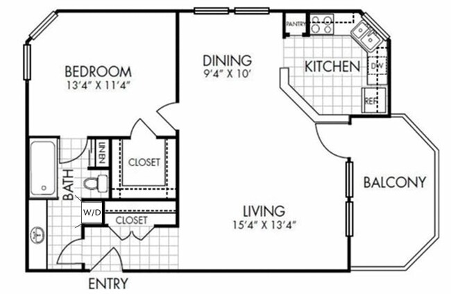 Floorplan - Bent Tree Trails Apartments