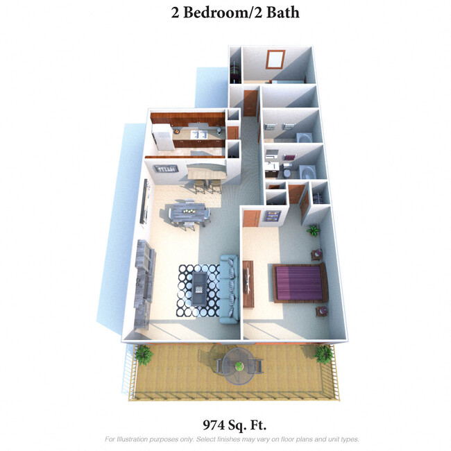 Floorplan - Indian Lookout Apartments