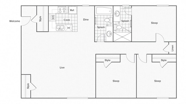 Floorplan - Venue at Carrollton