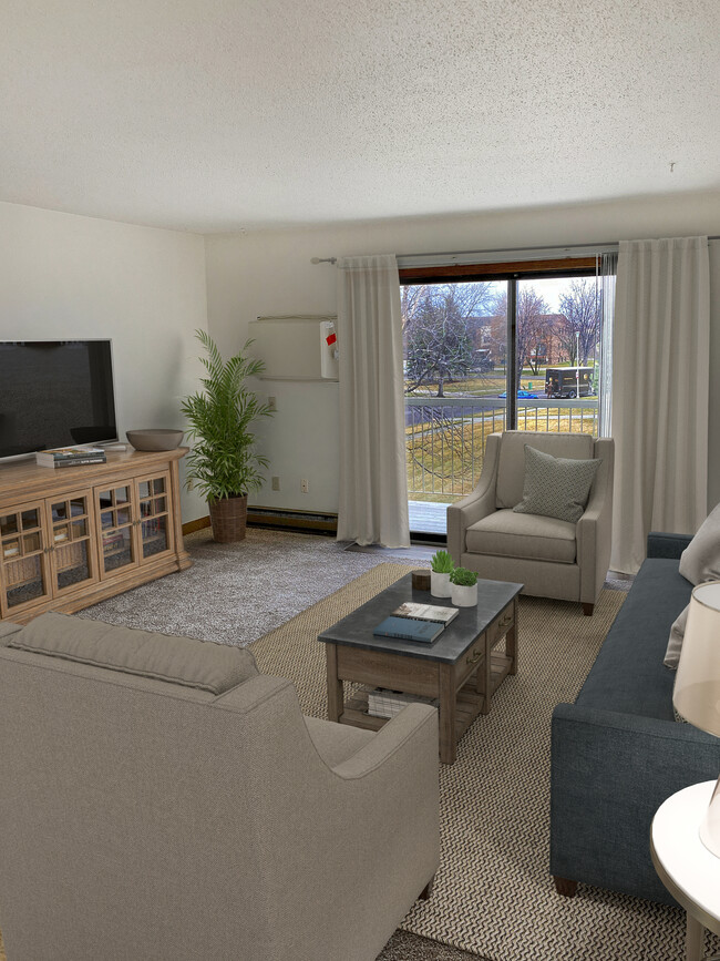 Living room - Balcony - Arrowhead Estates 2601