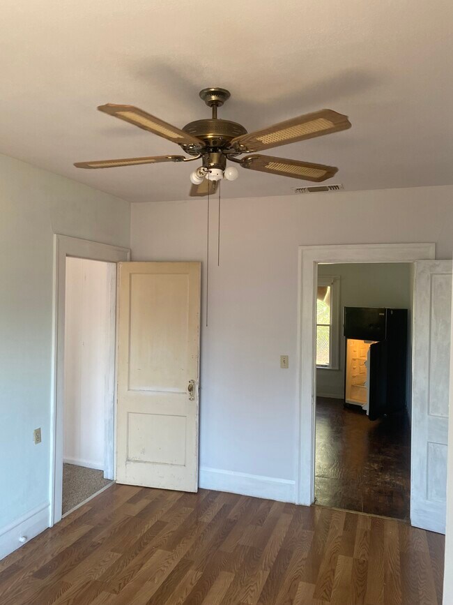 Middle Bedroom door into Back Bedroom and Kitchen - 1208 Fillmore St