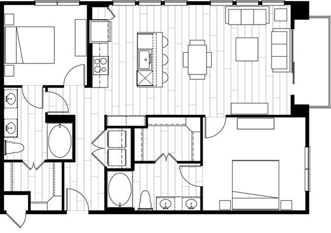 Floorplan - Augusta Flats