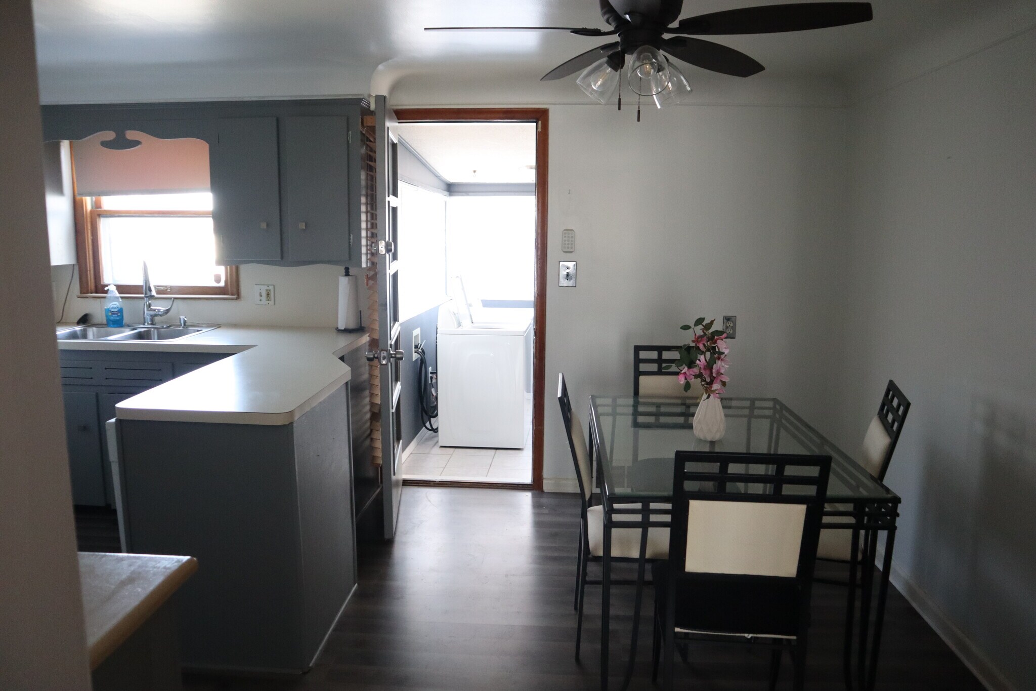 Dining Area and back door to laundry - 1343 Pagel Ave