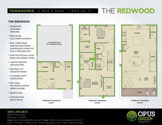 Floorplan - Opus Green Townhomes