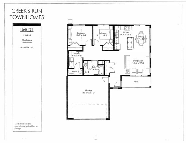 Floorplan - Creeks Run Phase I