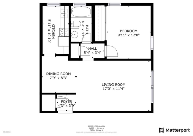 Floorplan - Parkway Flats