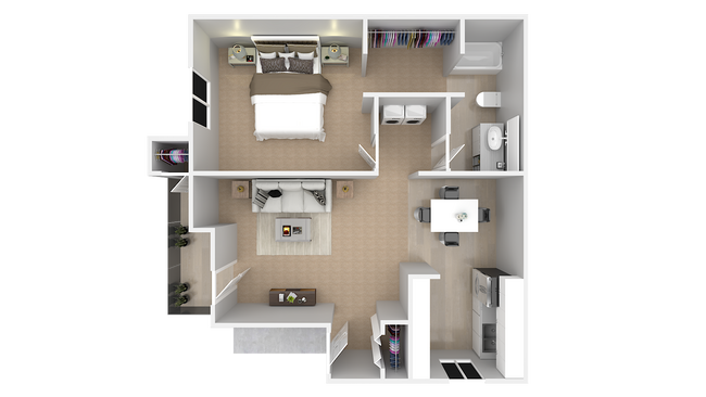 Floorplan - Sedona Ridge Apartment Homes