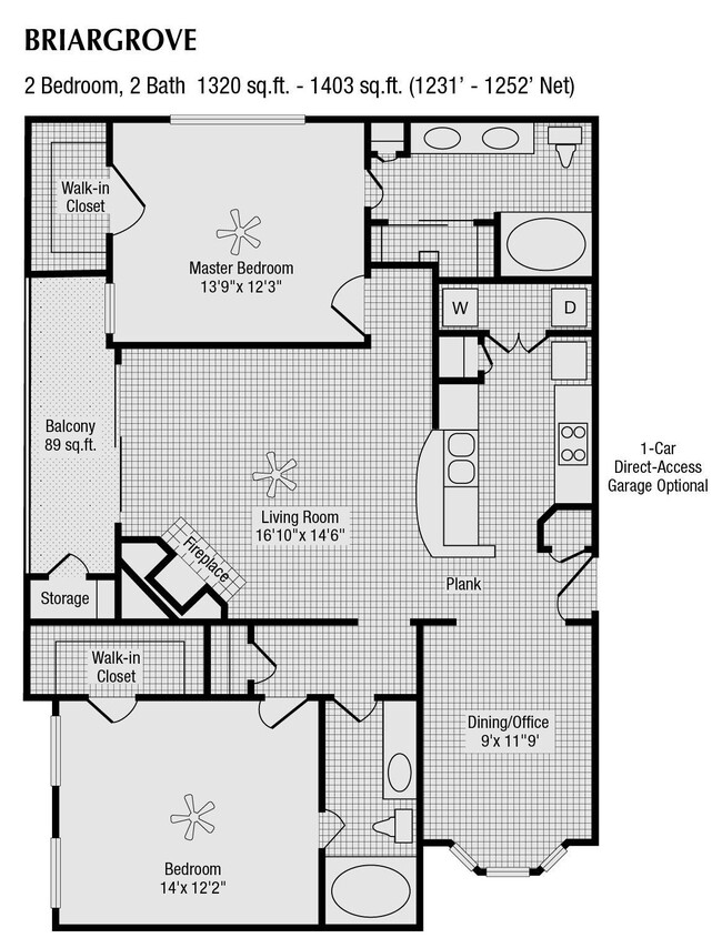 Floorplan - Briargrove At Vail