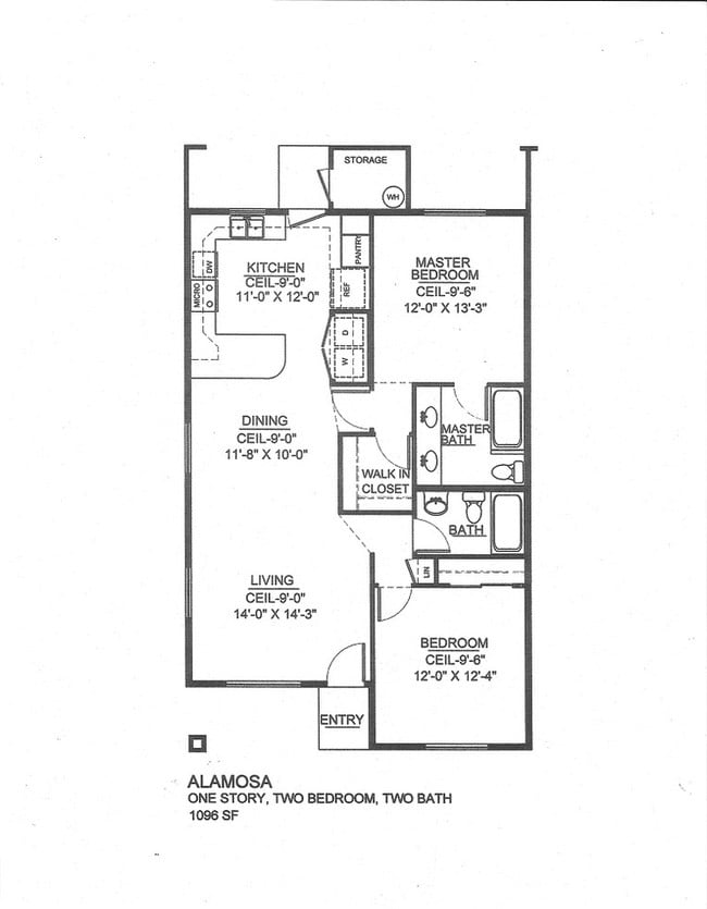 Floorplan - Rio Antigua Townhomes
