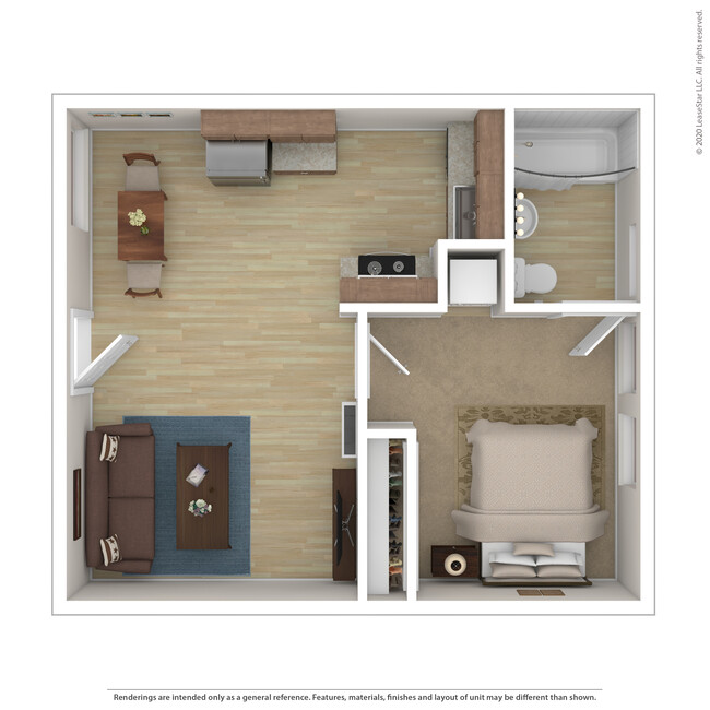 Floorplan - The Parc at 1300