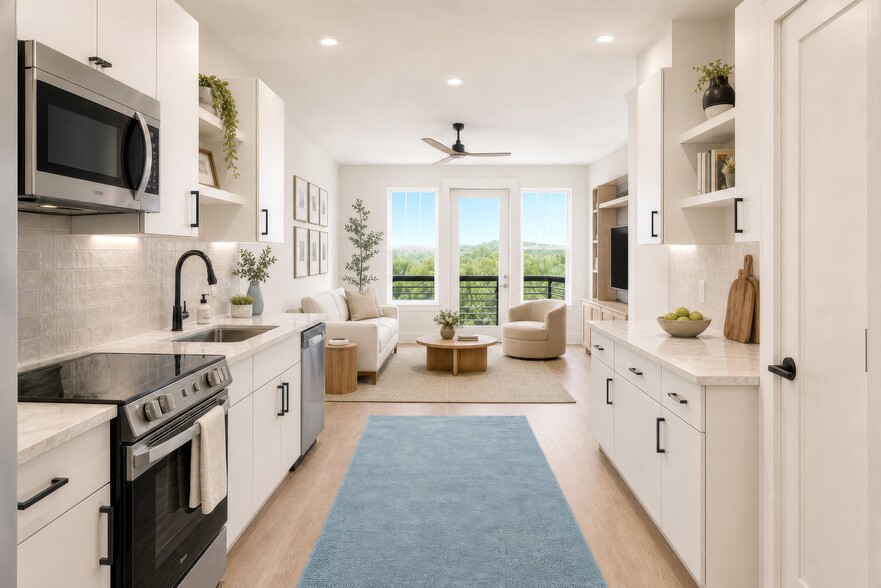 A - Plan Kitchen & Living Room - 95 Market
