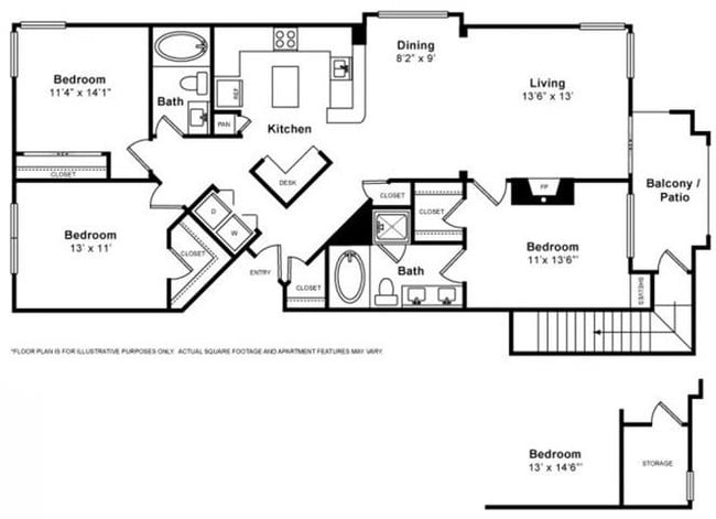 Floorplan - The Estates at Park Place