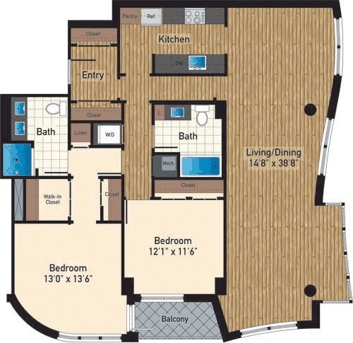 Floorplan - 425 Mass
