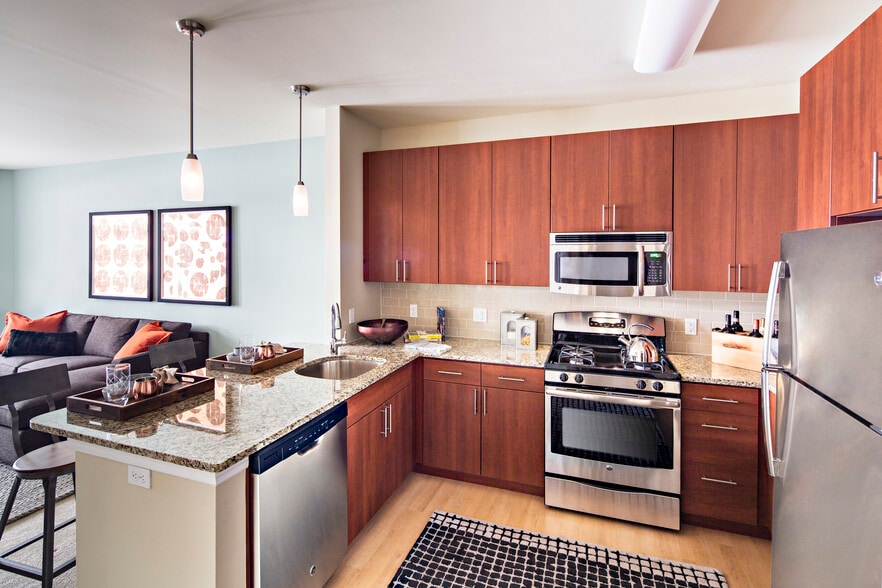 One Bedroom Kitchen - Avalon Bloomfield Station