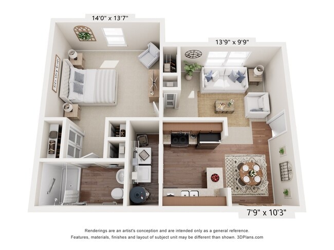 Floorplan - Sawbranch Apartments