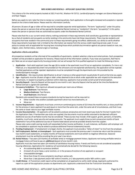Tenant Screening Criteria_Page_1 - 2021 Frisch Rd