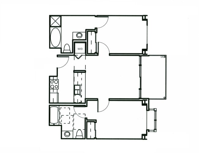 Livorno 2x2 C floor plan PR SM Livorno LLC - PR SM Livorno LLC