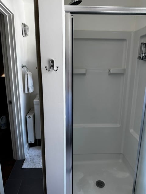 Shower and full-length mirror cabinet to left - 33 Atlantic St