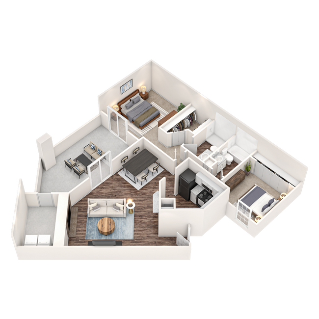 Floorplan - The Elise Apartments