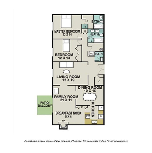 Floorplan - CANTERBURY GREEN