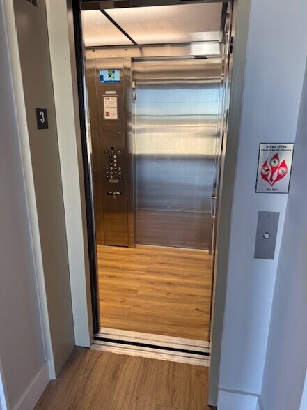 inside elevator - 100 W Union St