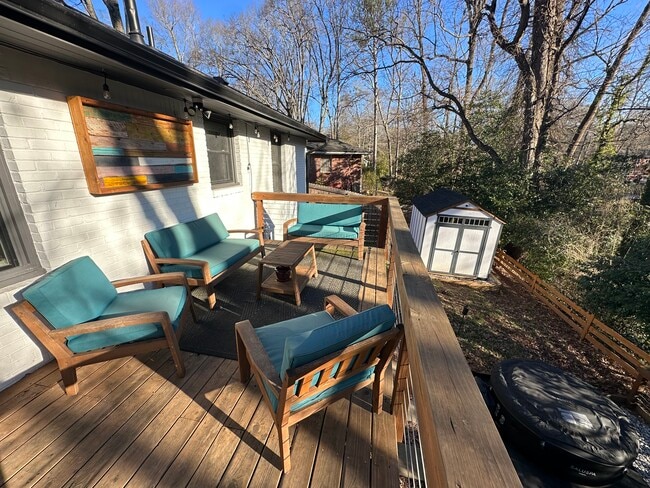 Back deck - 1209 Hillwood Ct SE