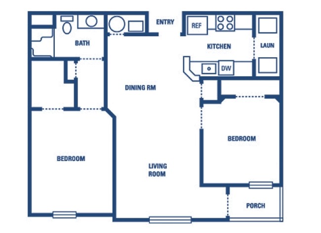 2BR/1BA - Princeton Court Senior Residences - AGE 55+