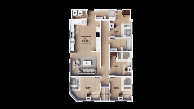 2432 - 2430 Fulton Street