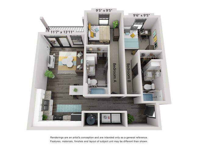 Two Garden Plus Floorplan - Atlas Athens