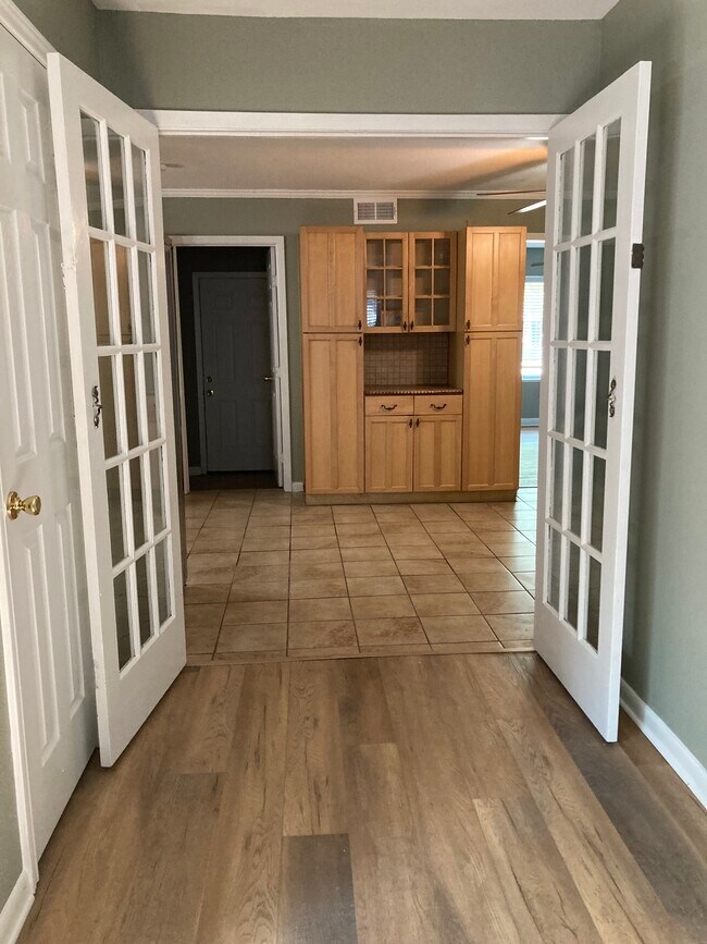French doors to den/4th bedroom - 1704 W Birge St